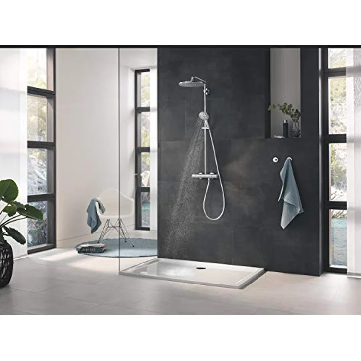 Grohe Rainshower SmartActive 130, Handbrause mit 3 Strahlarten, 12 l/min, chrom – Bild 2