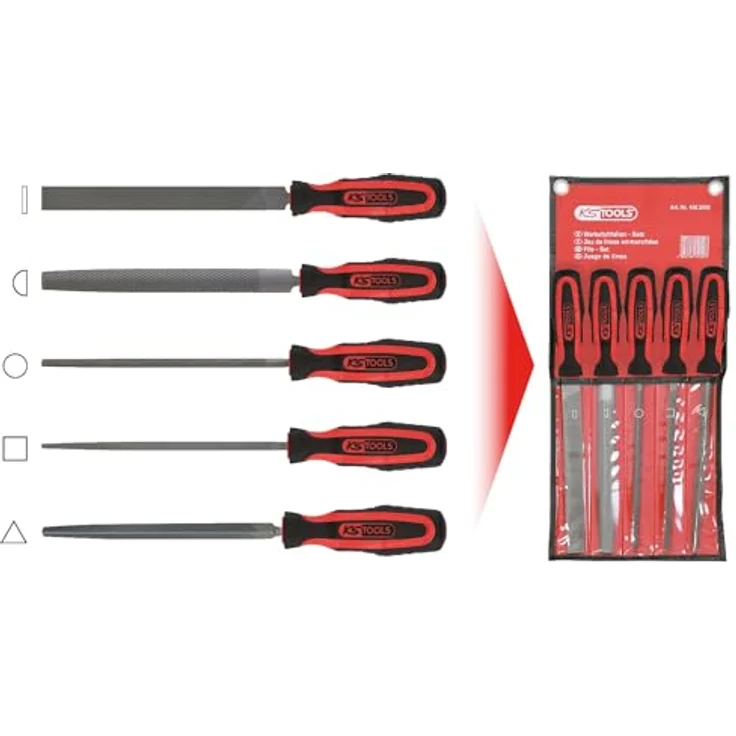 KS Tools 140.3000 Werkstattfeilen-Satz, 5-tlg. – Bild 4