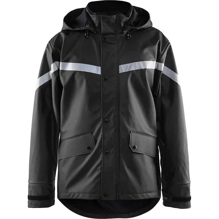 Blakläder 4305, unisex Arbeitsjacke mit Regenfunktion, schwarz, Größe 3XL