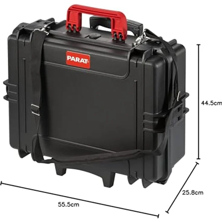 Parat PROTECT 34-S Roll 6505000391, Werkzeugkoffer mit herausnehmbarer Innentasche, wasser- und staubdicht, 34 Liter, schwarz – Bild 11