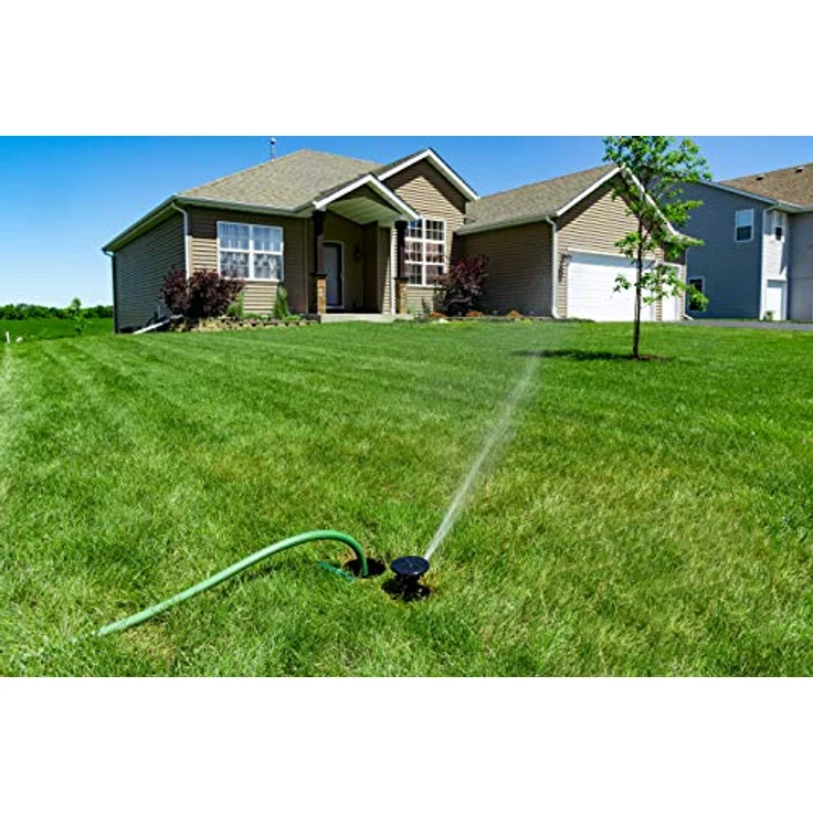 Rain Bird Bodenregner mit Click-N-Go Schlauchanschluss Sprinkler-Kit, im Boden In-Ground Impact Sprinkler Kit schwarz – Bild 5