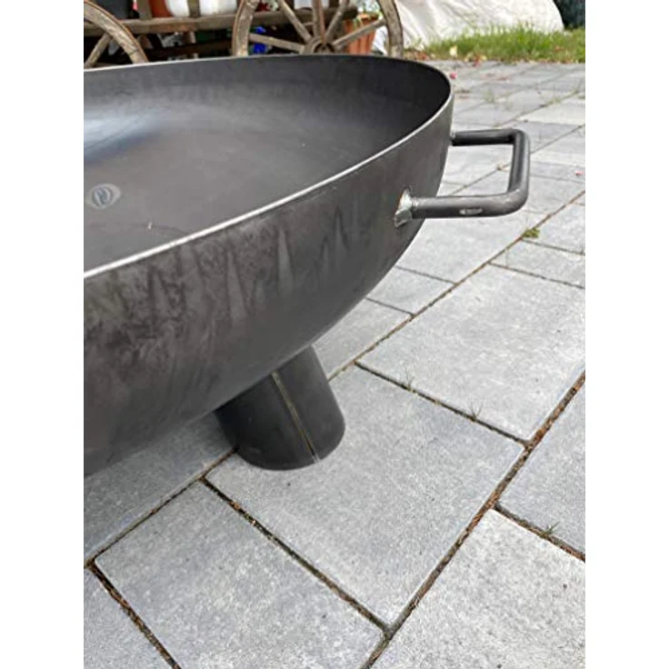Czaja Feuerschalen® Feuerschale Coburg Ø 80 cm - Feuerschalen für den Garten, Terrasse und Balkon ohne Wasserablaufbohrung, Feuertonne und Feuerkorb, große Feuerstelle für den Garten – Bild 3