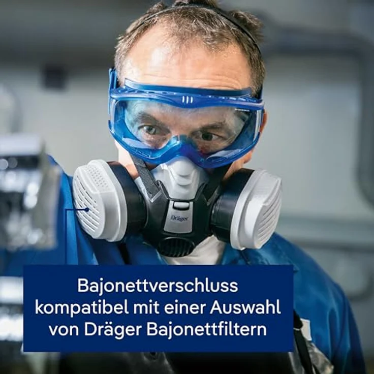 Dräger X-plore 3300 26282 Atemschutz Halbmasken-Set A1B1E1K1-P3R D – Bild 9