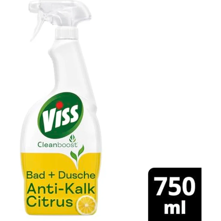 Viss Cleanboost Anti-Kalk Bad & Dusche 750ml – Effektiver Badreiniger mit Cleanboost-Technologie gegen Kalkablagerungen und Wasserflecken – Bild 3