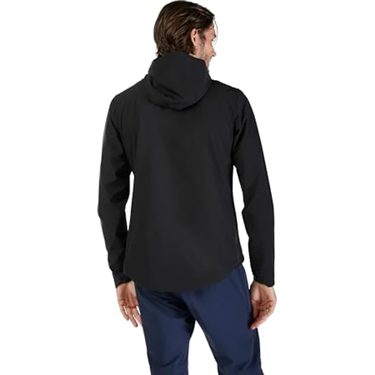 Fox Ranger Wind Pullover, Herren Velojacke, winddicht mit verstellbarer Kapuze, schwarz, L – Bild 2