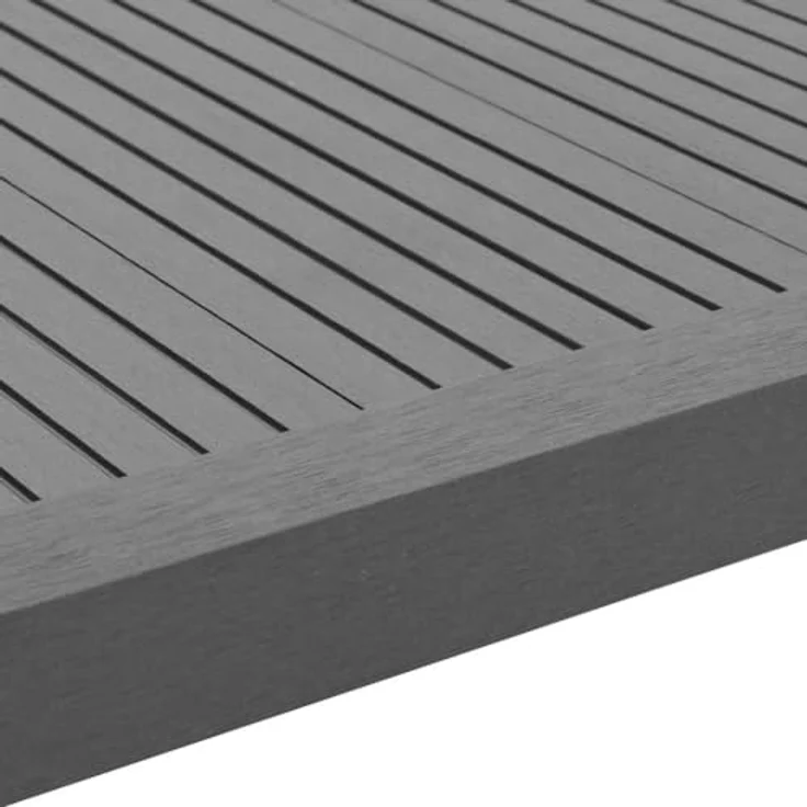 Terrassen-Winkelleisten 5 Stk. WPC 170 cm Grau – Bild 7