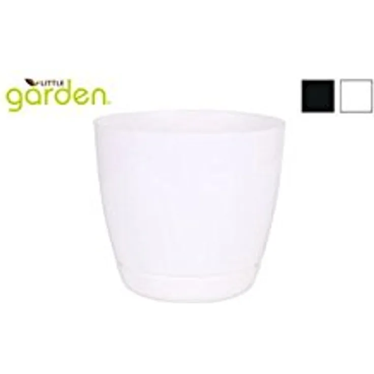 LITTLE GARDEN Blumentopf C/Untersetzer, 23 cm