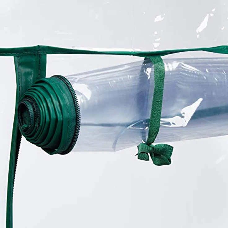 Relaxdays - Tomatengewächshaus, Garten, Balkon, Foliengewächshaus Tomaten, HBT 150x100x50cm, Stahl, PVC-Folie, transparent – Bild 7