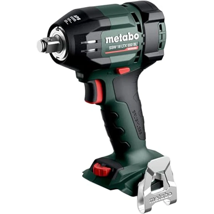 Metabo Akku Schlagschrauber SSW 18 LTX 550 BL, 1/2" Außenvierkant, 550 Nm Drehmoment, Solo-Version mit metaBOX 145 ohne Akku/Ladegerät – Bild 6