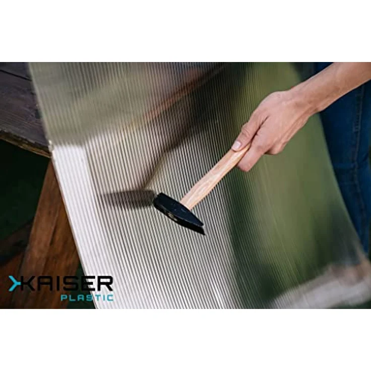 Kaiser plastic Gewächshaus »Gewächshausplatten 14 Stk., 1210 x 605 mm, 10,25 m2,Xtra Strong, Polycarbonat (PC) Doppelstegplatte - Hohlkammerplatte« – Bild 9