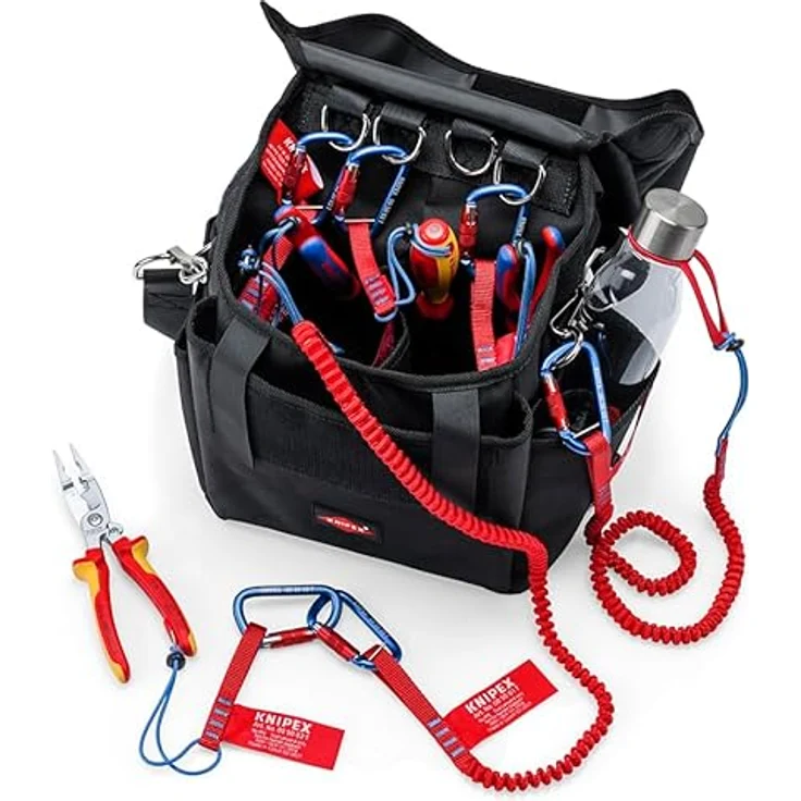 KNIPEX 00 50 50 T LE Werkzeugtasche für Höhenarbeiten leer klein 150 mm – Bild 3