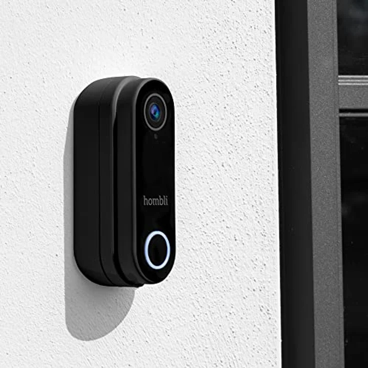 Hombli Smart Funk Türklingel mit Chime 2 mit Gegensprechfunktion | 140° Winkel Kamera mit HD 1080p Video | Bewegungserfassung & Nachtsicht | 2,4GHz WLAN | MicroSD, Cloud Speicher | IP65 Wasserschutz – Bild 4