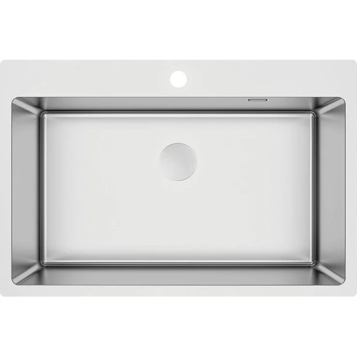 DEANTE Steel sink single-bowl, 1-komoriges Spülbecken aus Edelstahl