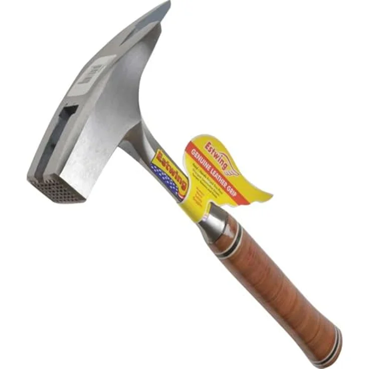 ESTWING Latthammer mit Ledergriff, mit Magnet, 24mm 600g, geraute Bahn – Bild 2