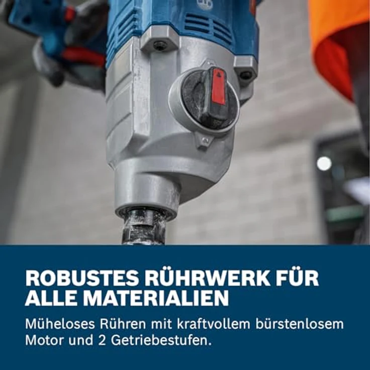Bosch Professional Akku-Rührwerk GRW 18V-160, leistungsstarkes Rührwerk für verschiedene Materialien, blau – Bild 3