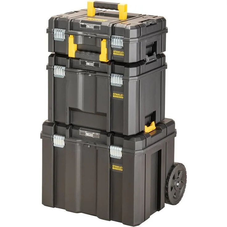 Stanley by Black & Decker Werkzeugbox FMST75753-9, 3-in-1 Promo-Set, Perfekter Einstieg in das modulare PRO-STACK™ Aufbewahrungssystem