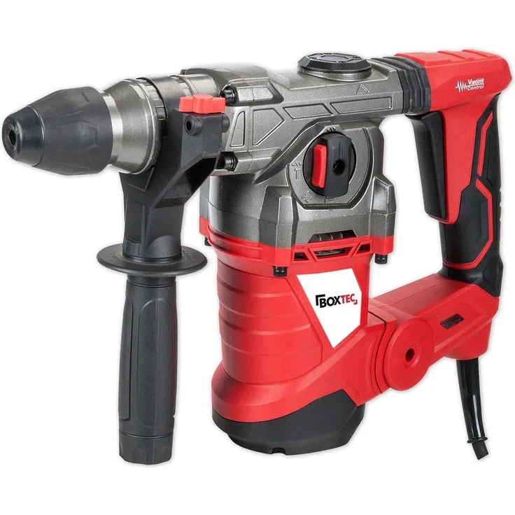 BOXTEC Bohrhammer SDS-PLUS 1500W, 230 V, kraftvoller Motor, 6 Joule Schlagkraft