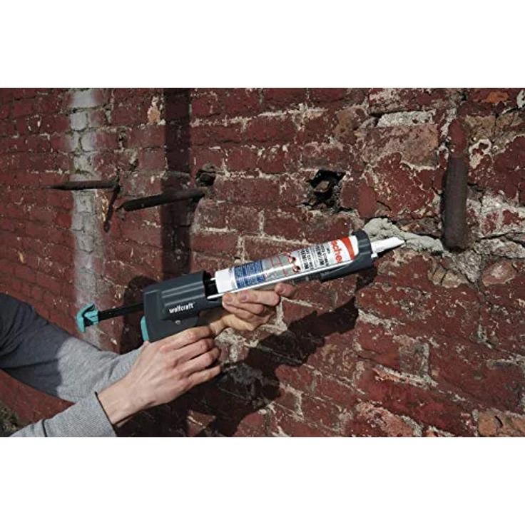 wolfcraft 1 MG 600 PRO meschanische Kartuschenpresse 4356000 | Kartuschenpistole in Profi-Ausführung mit besonders hohem Anpressdruck | Für 310 ml Kartuschen geeignet – Bild 4