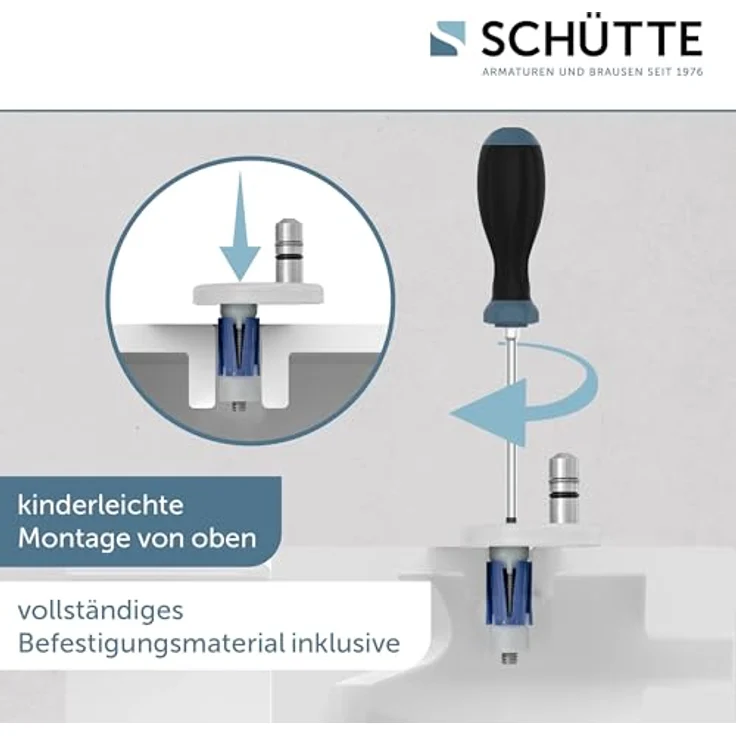 Schütte WC-Sitz D-Form Pro 2 Duroplast mit Absenkautomatik und Schnellverschluss, Weiß - Langlebig und hygienisch, perfect für Laufen Pro, Villeroy & Boch O Novo und Vitra S50 – Bild 6