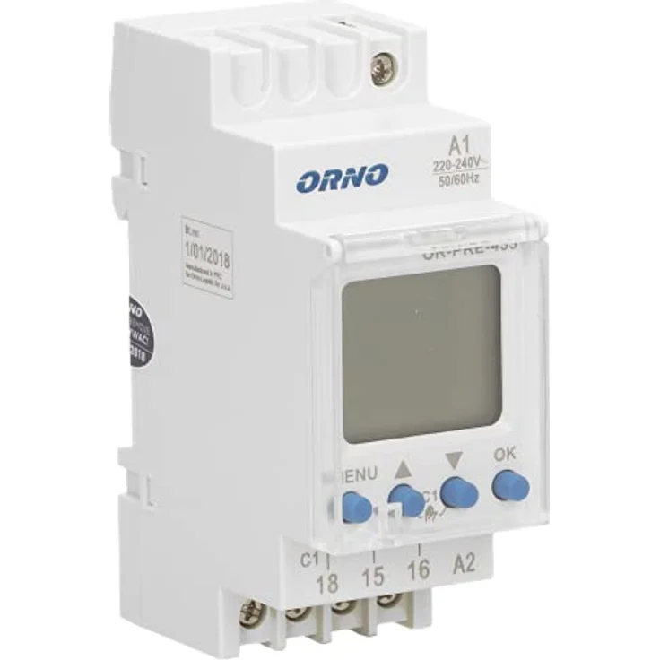 Orno OR-PRE-433, Zeitschaltuhr mit 52 Programmen, LCD-Display, 3 Menüsprachen, DIN TH-35mm, sehr hohe Flexibilität – Bild 3