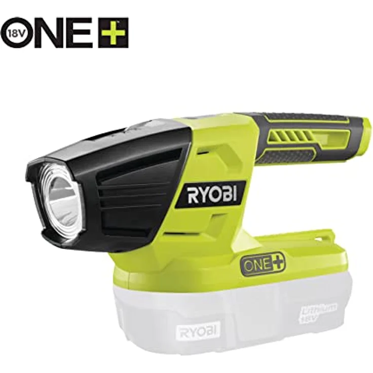 RYOBI - Kombination 4 Werkzeuge, 18 Volt, One+: Bohrmaschine + Stichsäge + Kreissäge + LED-Lampe + 2 Akkus 2,0 Ah + Ladegerät – 1 große Transporttasche – Bild 3
