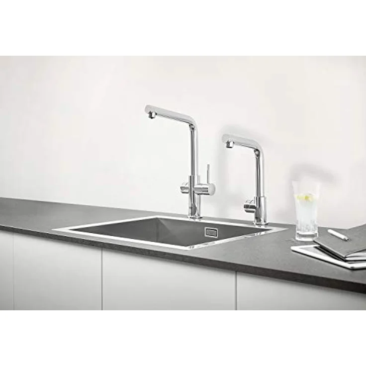 Grohe Red Duo L-Auslauf Küchenarmatur, Hochdruck mit Kochwasserboiler M, chrom – Bild 6