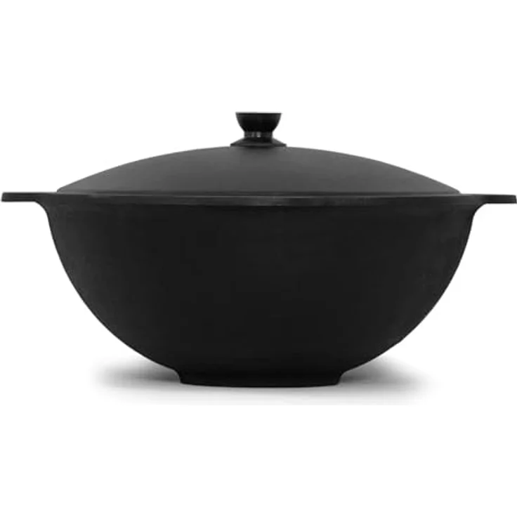 4BIG.fun Uchag 2mm Stahl Utschak Ø49cm mit Adapter-Ringen für 22L, vielseitige Outdoorküche für Grillen und Feuerstelle – Bild 3