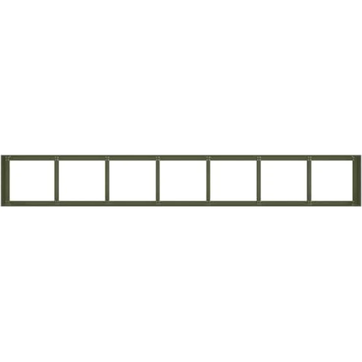 vidaXL Pflanzkübel Olivgrün 280x40x40 cm Kaltgewalzter Stahl, Garten-Garten-Pflanzkübel, Outdoor-Pflanzgefäß – Bild 5