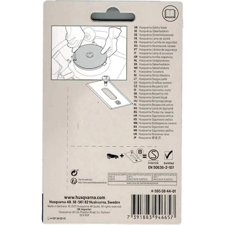 Husqvarna Automower Endurance Knives 2er Set 595084401, 6 Klingen – Bild 4