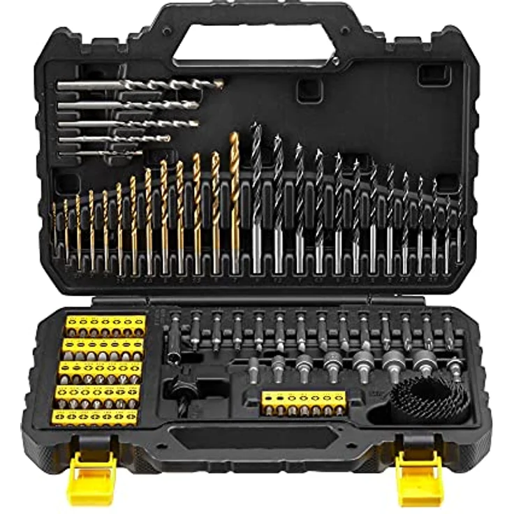 Stanley Fatmax 100-teiliges Bit- und Bohrer-Set STA88548, Set für Holz, Stein und Metall in praktischem Koffer – Bild 3