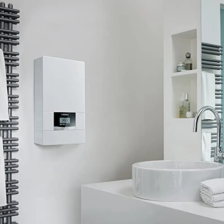 Vaillant VED plus 21/8, elektronischer Durchlauferhitzer, druckfest, 21kW, 400V, stufenlos einstellbare Auslauftemperatur, Grafikdisplay – Bild 3