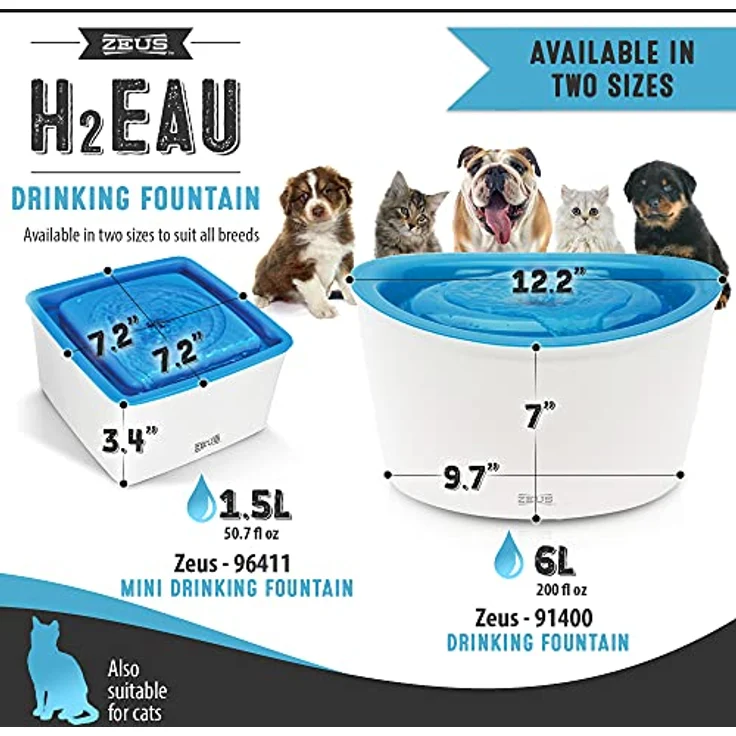 Dogit Trinkbrunnen Fresh und Clear (6 l), Futternapf – Bild 7
