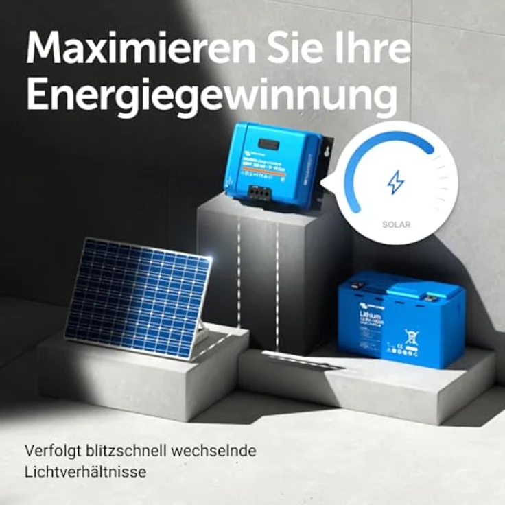 Victron Energy Solarladeregler MPPT Victron SmartSolar 150/85-Tr VE.Can, Leistung maximal in Watt: 1200 / 2400 / 3600 / 4900, schwarz – Bild 5