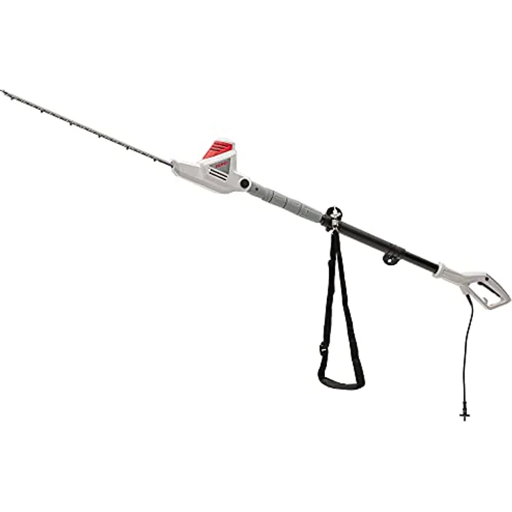 IKRA Teleskop-Heckenschere ITHS 600, Elektro-Gerät mit 51,4 cm Schnittlänge, Schultergurt und Pflegespray – Bild 20