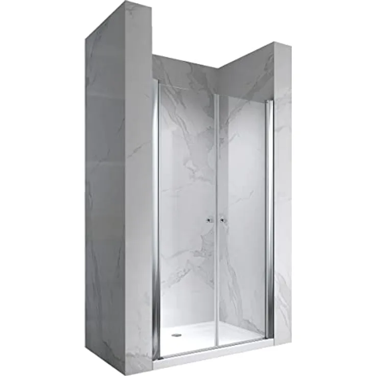 i-flair 70cm - Verstellbereich von 68-72cm, Höhe: 195 cm, Duschabtrennung, Duschtür aus 6mm Sicherheitsglas mit Nanobeschichtung - Preisvergleich