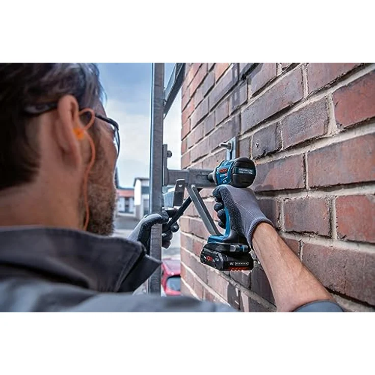 Bosch Professional 18V System Akku Drehschlagschrauber GDS 18V-330 HC, 330 Nm Anziehmoment, 560 Nm Losbrechmoment, inkl. 2x 4.0Ah ProCORE Akku, L-BOXX – Bild 3