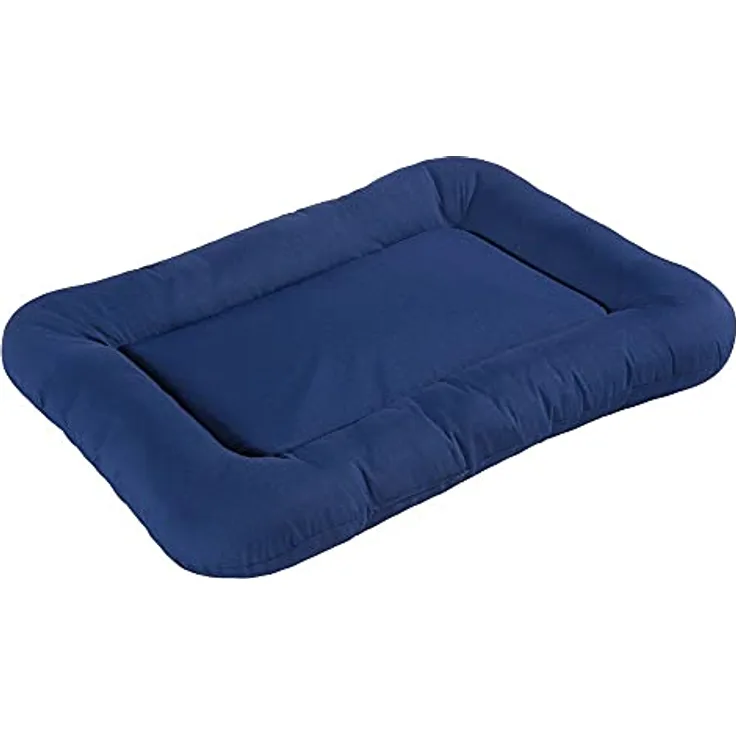 KAHU® Hundebett mit Viskoschaum Hundebett mit Viscoschaum I orthopädischer Hundekorb mit Memory-Schaum I Schmutz & Wasserabweisendes Hundekissen I Farbe: Blau I Größe: 66x89cm