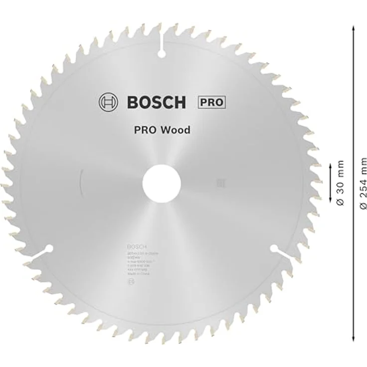 Bosch Professional Kreissägeblatt Optiline Wood (für Holz, 254 x 30 x 2,0 mm, 60 Zähne, Zubehör Kreissäge) – Bild 3
