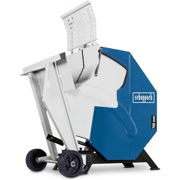 Scheppach Wippkreissäge HS730, 400V 5000W, 700mm HW-Sägeblatt, Schnittlänge 250-1000mm, Schnitt-Ø 30-250mm, Sicherheits Schutzklappe, mit Fahrvorrichtung – Bild 1