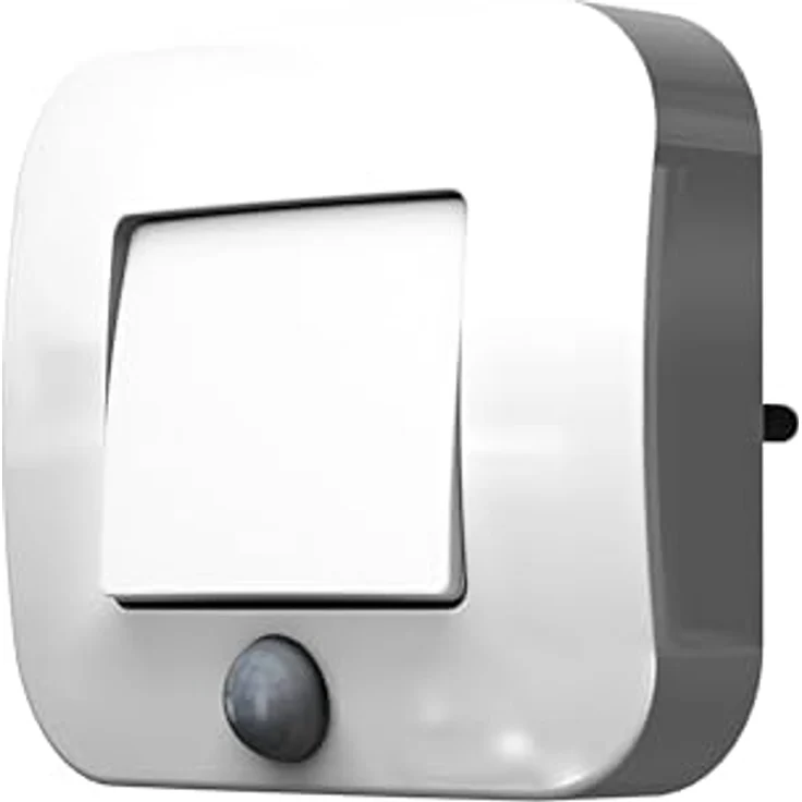 OSRAM LUNETTA Hall Sensor Nachtlicht, Bewegungssensor mit Tageslichtsensor, LED-Technik, IP20, Warmweiß, 0,7 W, Steckdoseneinsatz – Bild 4