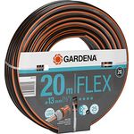 GARDENA Comfort FLEX Schlauch 13 mm (1/2''), 20 m Formstabiler, flexibler Gartenschlauch mit Power-Grip-Profil, aus hochwertigem Spiralgewebe, 25 bar Berstdruck, ohne Systemteile (18033-20)