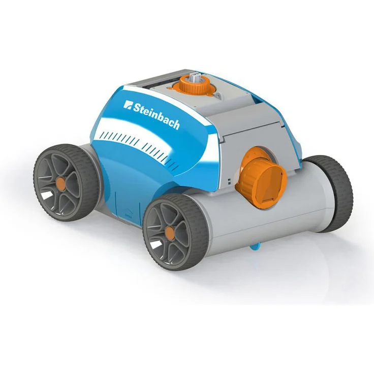 Steinbach Poolrunner Battery+ Akku-Poolroboter 2 Stunden Akkulaufzeit Poolgröße bis 18 m², 10 m³/h Filterleistung, kabellos, 10 bis 35°C, softwaregesteuerte Bewegung – Bild 1