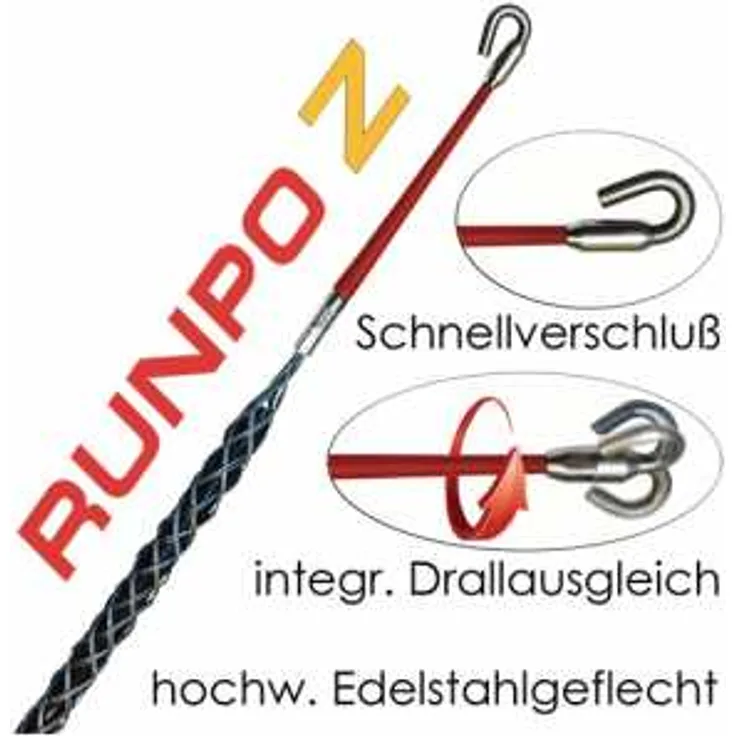 Runpotec 20273 RUNPO Z Kabelziehstrumpf Ø 6-9 mm