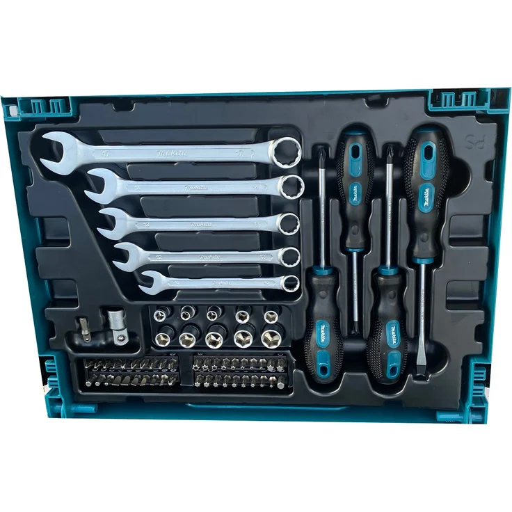 Makita E-11542 Mechaniker-Set mit Handwerkzeugen, im Makpac-Koffer, 87-teilig – Bild 5
