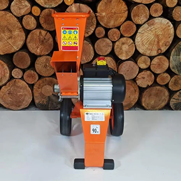 Forest Master Elektro Häcksler 2800 Watt 4 Ps Ast Laub Holz Garten-Häcksler Garten-Schredder E-Häcksler – Bild 5