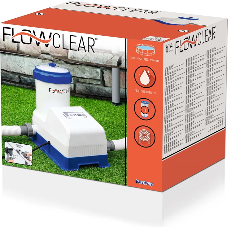 Flowclear WLAN-Filterpumpe mit Zeitschaltuhr 7.570 l/h, 125 W – Bild 3