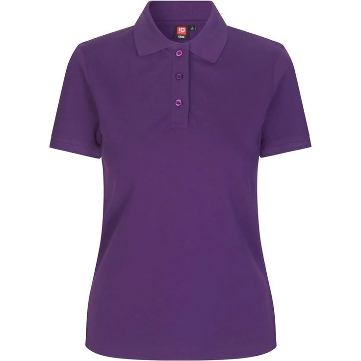 Identity Poloshirt stretch, Piqué-Qualität mit Ton-in-Ton Knöpfe, viele Farbauswahl, figurbetont