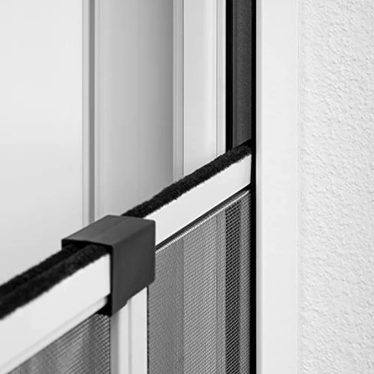 Ventanara® Insektenschutz Schiebe Fenster Fliegengitter Mückenschutz (50 x 75 cm, Weiß) – Bild 4