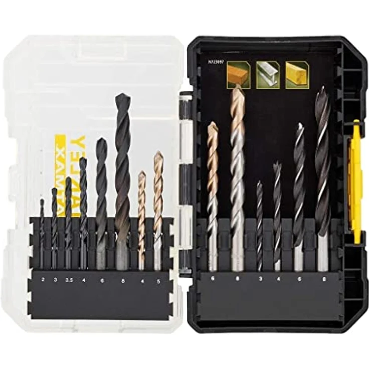 Stanley FatMax 14-tlg. Kombi Bohrer-Set STA88561, HSS- und Steinbohrer im ToughCase, kompatibel mit Pro-Stack & T-Stak – Bild 2
