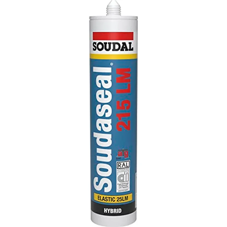 Soudal Soudaseal 215LM, hochwertige Dichtungsmasse auf Hybridpolymerbasis, weiss, 290 ml für professionelle Abdichtungen – Bild 1